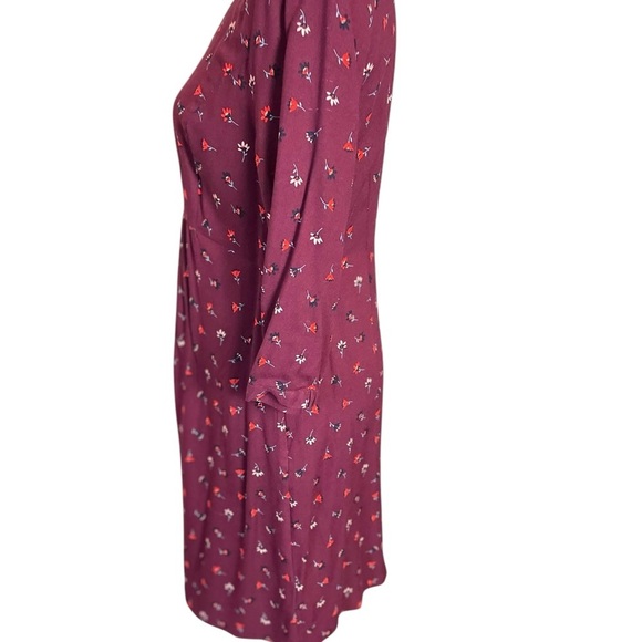 Boden Red V-Neck Fit and Flare Midi Dress - Picture 5 of 11